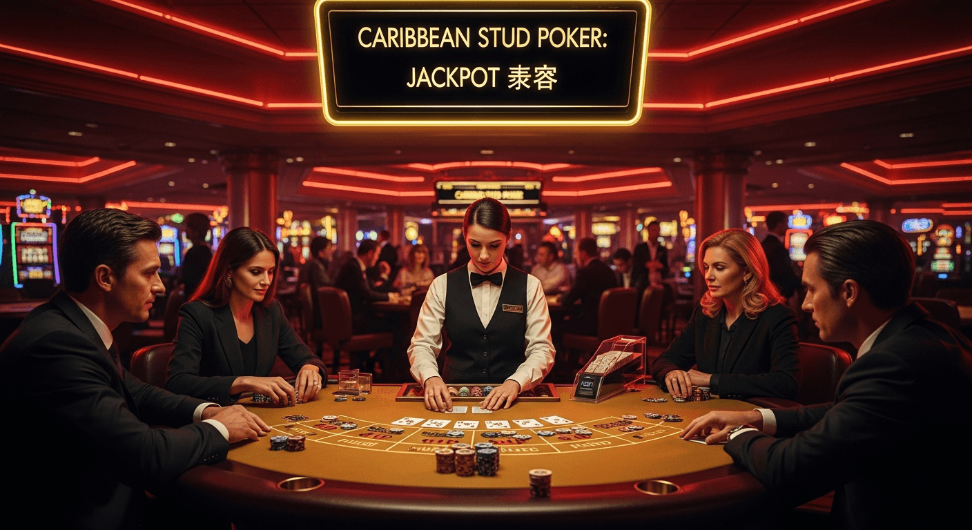 Caribbean Stud Poker: Jackpot ก้อนโต