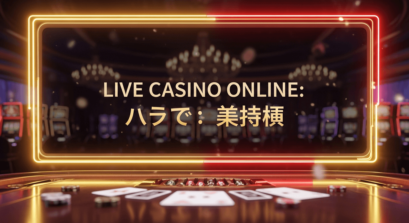 Live Casino Online: ประสบการณ์คาสิโนจริงจากบ้าน